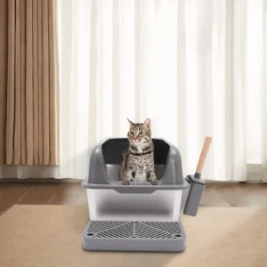 Stainless Steel  Litter Box with Shovel