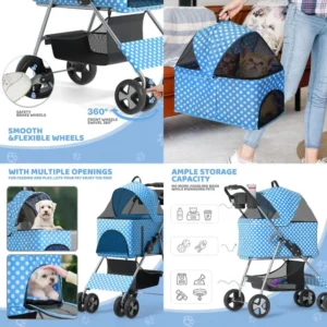 3-in-1 Pet Stroller and Jogger,