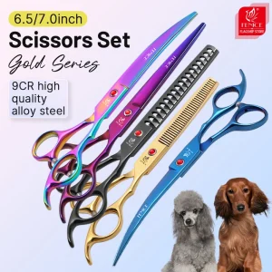 Fenice steel 6.5/7.0 Inch dog grooming scissors