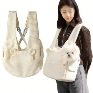 Adjustable Cross Chest Dog Backpack
