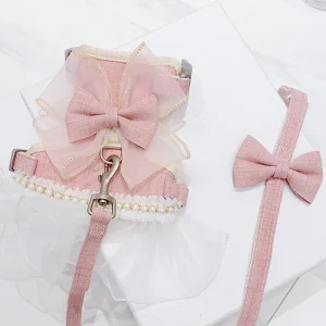 Dog Cat Harness Leash Set