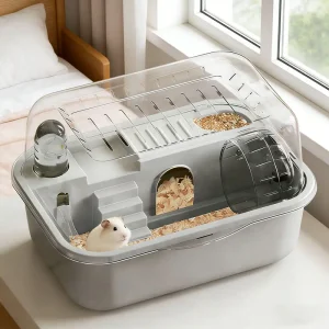 2-Tier Luxury Hamster Cage, Escape-Proof
