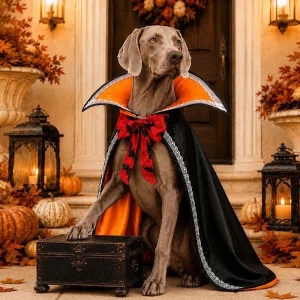 Stand Collar Pet Bat Cloak